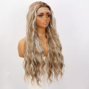 Brown Blonde Mixed High-gloss Lace Front T Part SM9208 Series Please Call Me For Actual Inventory