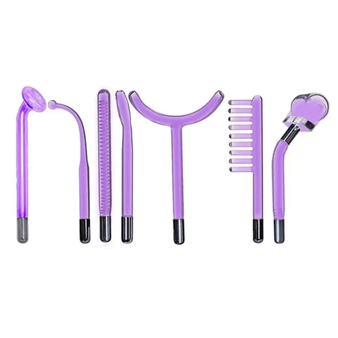 Replacement Violet Red High Frequency Electrodes Glass Tube