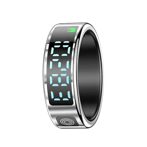 Smart Ring For Men Women Multifunctional Health Tracker Heart Rate Blood Oxygen Monitor