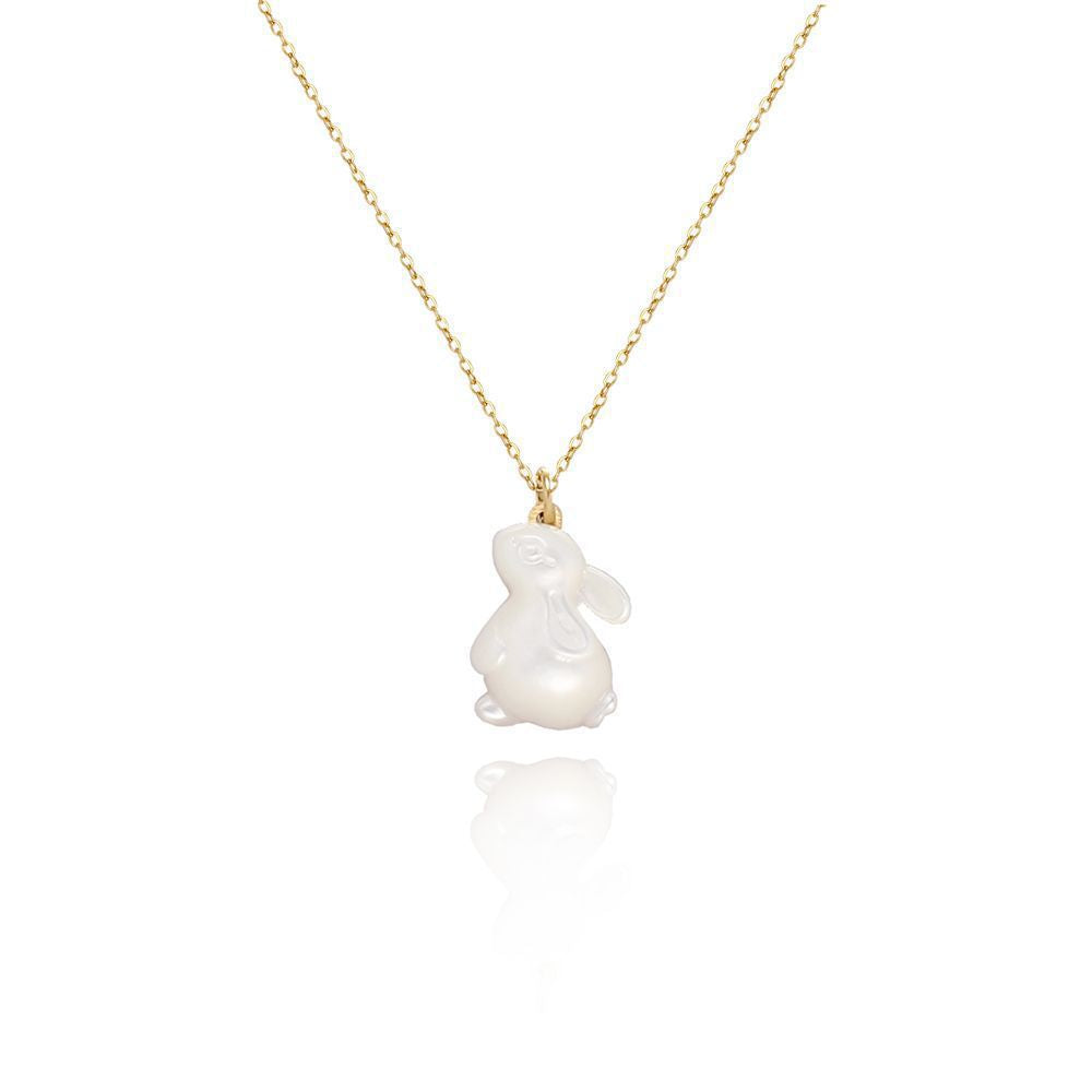 Cross Natural Freshwater Pearl Heart Necklace