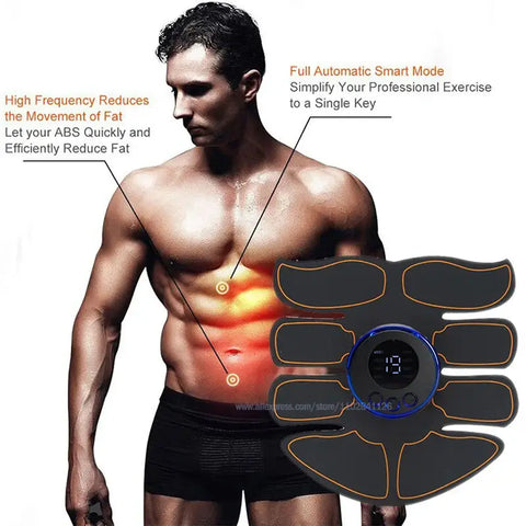 USB Rechargable EMS Muscle Stimulator Electric Massage
