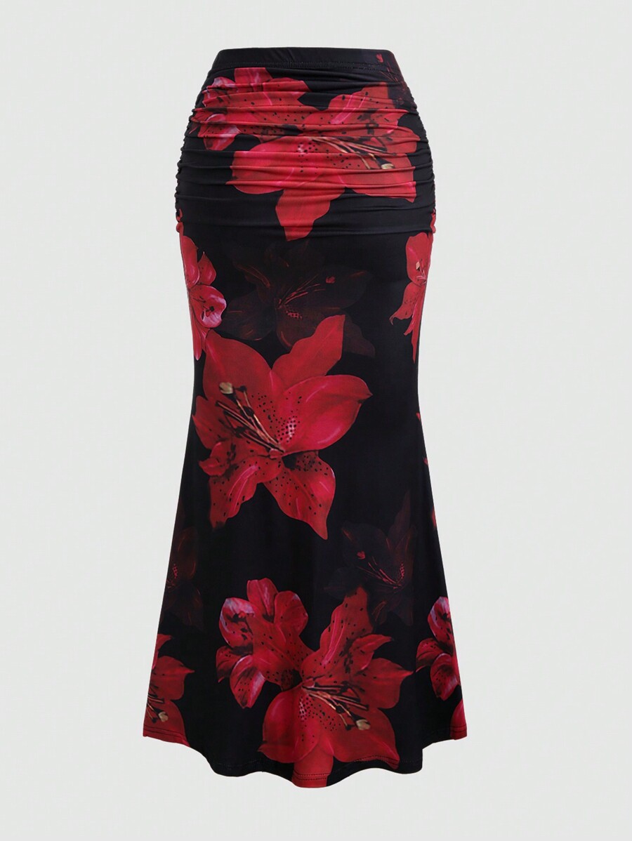 A- Line Skirt Leisure Vacation Long Women's Clothing