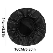 Newly Satin Night Hair Cap Women's Solid Sleeping Hat