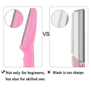 30Pcs/Bottle Eyebrow Razors With Container Facial Eye Brow