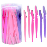 30Pcs/Bottle Eyebrow Razors With Container Facial Eye Brow