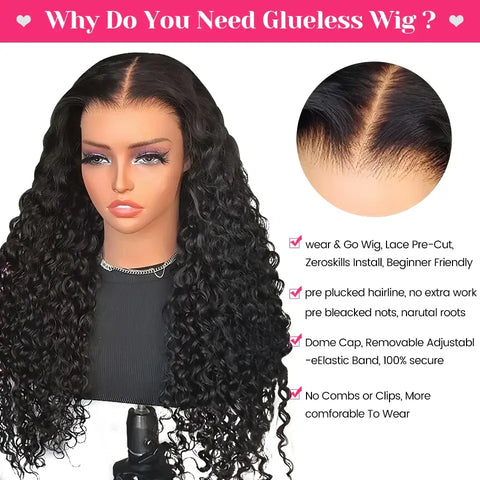 Wear Go Wig ISEE Hair Mongolian Water Wave 7x5