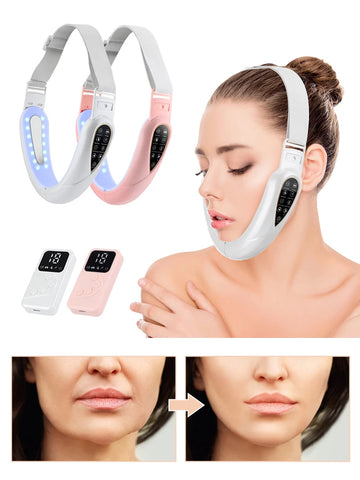 Multifunctional Face Lifting Instrument - Facial Slimming Rejuvenation Microcurrent Massager for Skin Firming Beauty Care