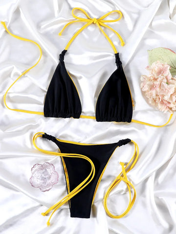 2025 Bikini Set Triangle Swimsuit For Women Sexy Beachwear