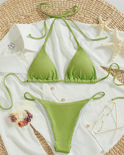 2025 New Bikini Set Pad Beach Triangle Swimwear Women XS-XL