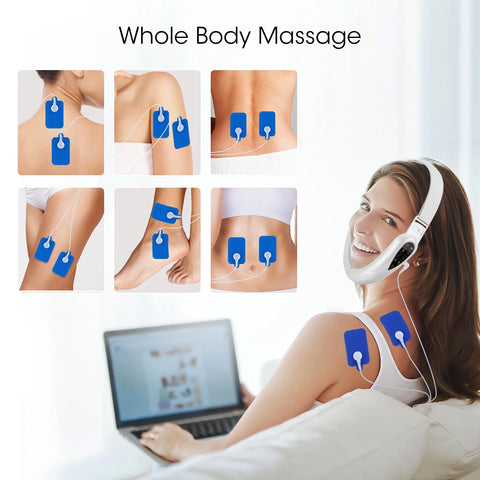Multifunctional Face Lifting Instrument - Facial Slimming Rejuvenation Microcurrent Massager for Skin Firming Beauty Care