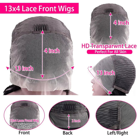 200% Density 14 Inch Curly Short Bob Wig Human Hair Bob Wigs Deep Wave 13x4 HD Lace Closure
