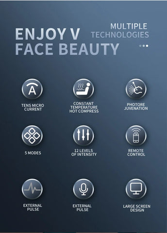 2024 Smart Facial Massager Lifting and Firming V-shaped Face-lifting Device All-round Body Shaping Anti-aging Beauty Instrument