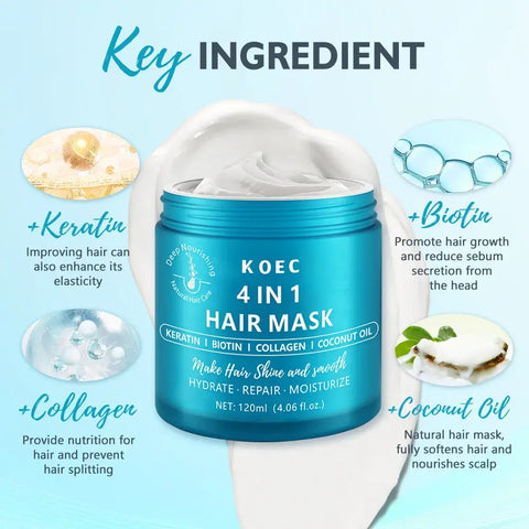 Keratin Hair Mask Professional Hair Mask Deep Nourishing Hair Care Repair Damaged Hair