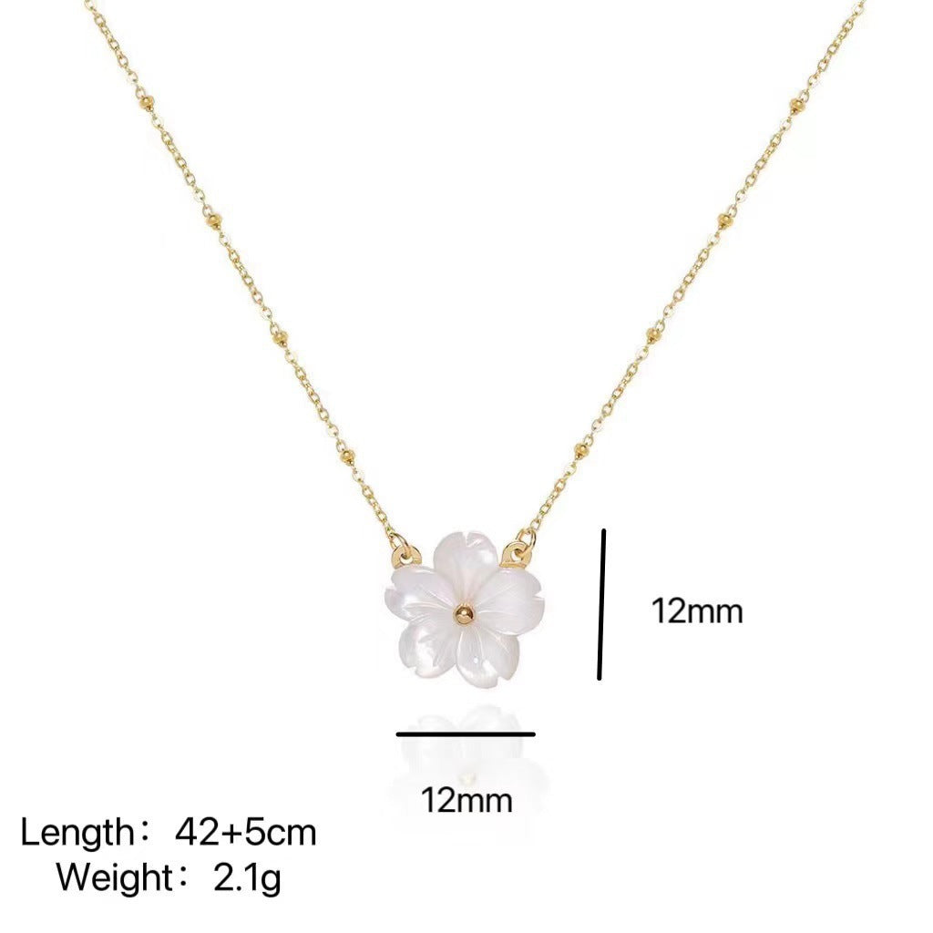 Cross Natural Freshwater Pearl Heart Necklace