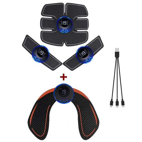 USB Rechargable EMS Muscle Stimulator Electric Massage